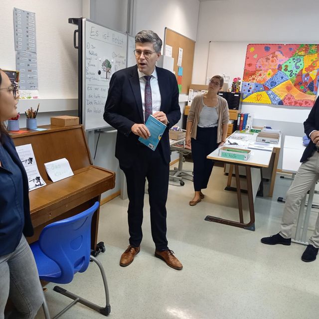 Besuch von Landrat Dr. Martin Kistler
