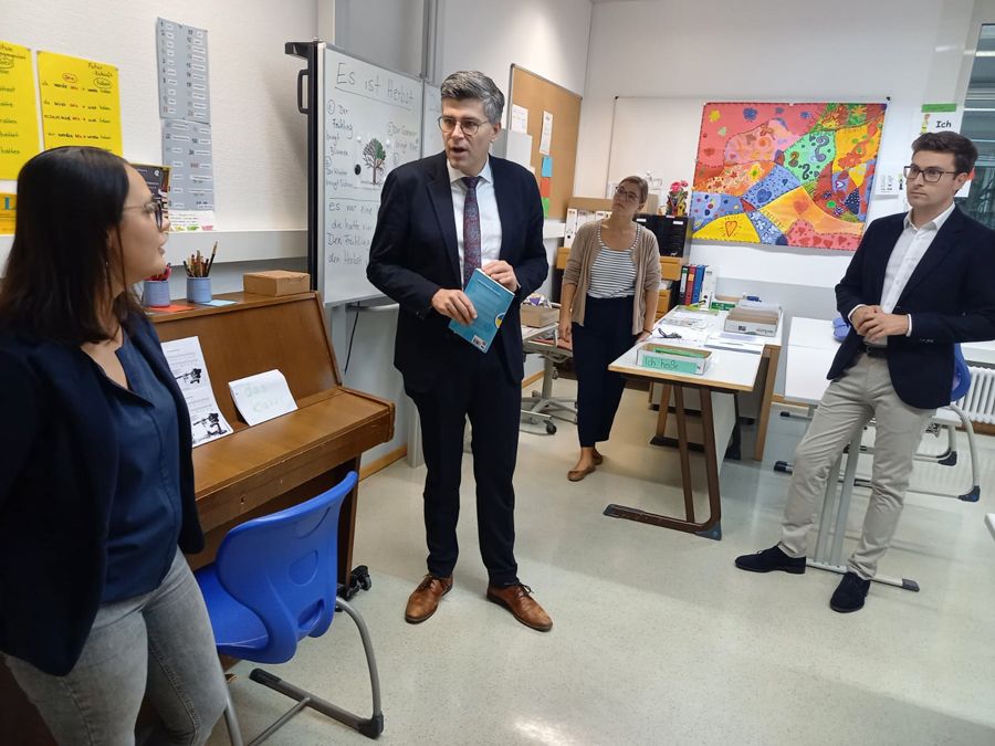 Besuch von Landrat Dr. Martin Kistler