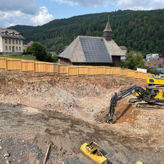 Spatenstich für den Neubau der Spor- und Mehrzweckhalle an der Fürstabt-Gerbert-Schule