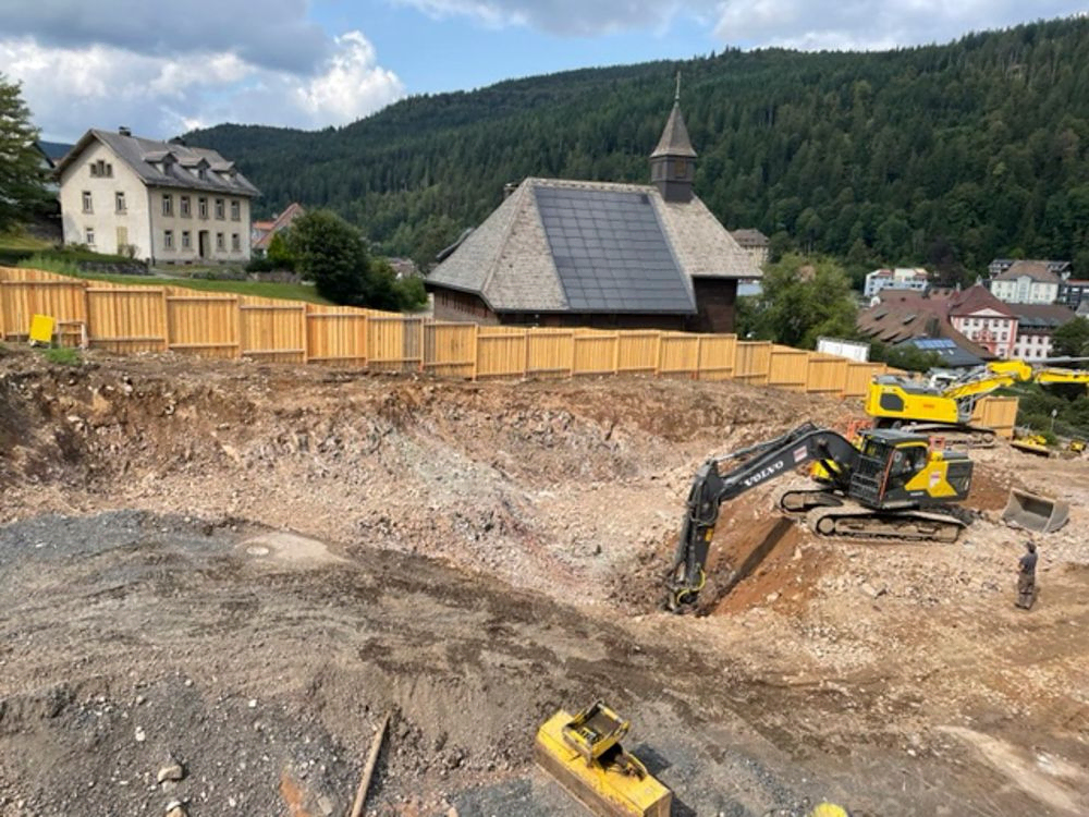 Spatenstich für den Neubau der Spor- und Mehrzweckhalle an der Fürstabt-Gerbert-Schule