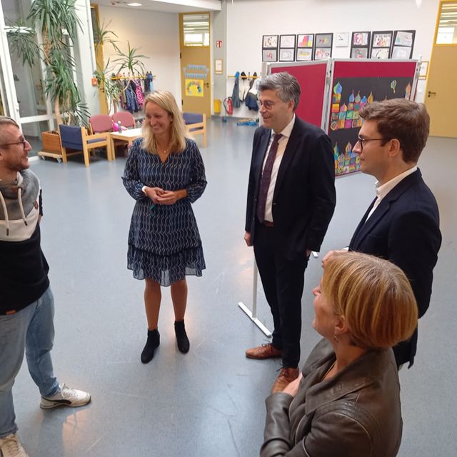 Besuch von Landrat Dr. Martin Kistler
