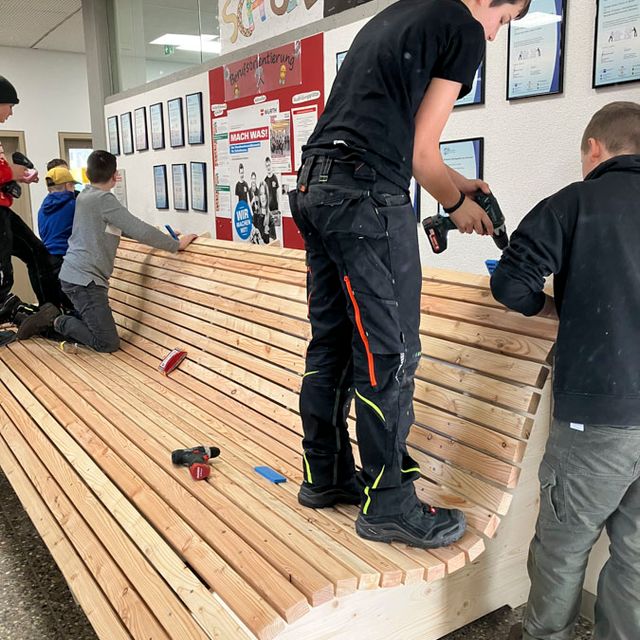 Projekt mit der Firma Holzbau Bruno Kaise