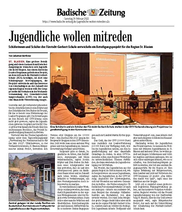Artikel Badische Zeitung