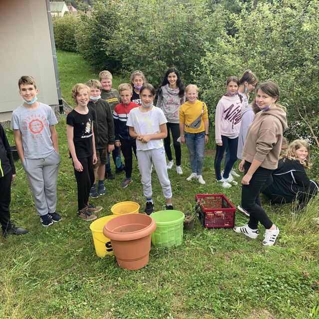Kartoffelernte - Fürstabt-Gerbert-Schule
