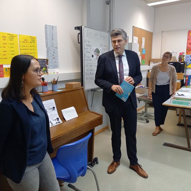 Besuch von Landrat Dr. Martin Kistler