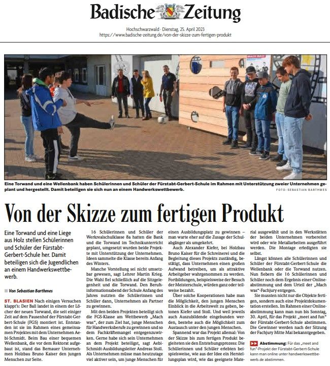 Von der Skizze zum fertigen Produkt