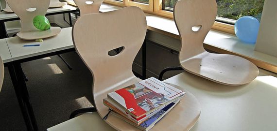 Erster Schultag in sanierten Klassenräumen