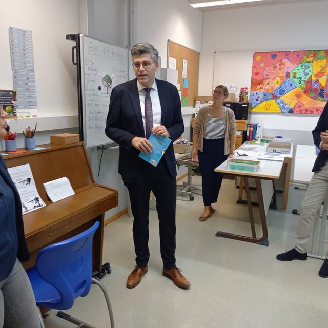 Besuch von Landrat Dr. Martin Kistler