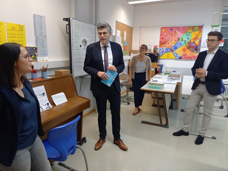 Besuch von Landrat Dr. Martin Kistler