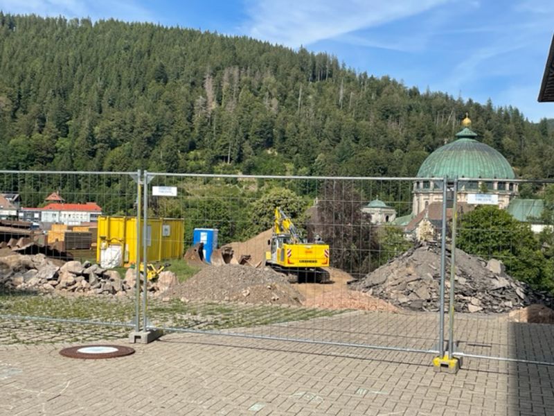 Spatenstich für den Neubau der Spor- und Mehrzweckhalle an der Fürstabt-Gerbert-Schule
