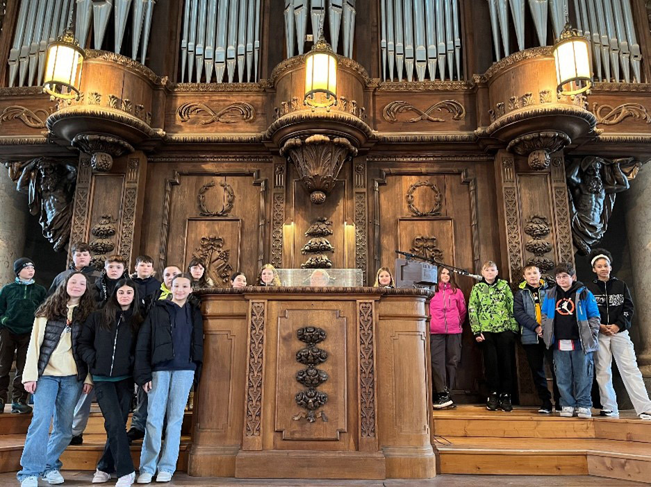 Besuch der Orgel im Dom von St. Blasien