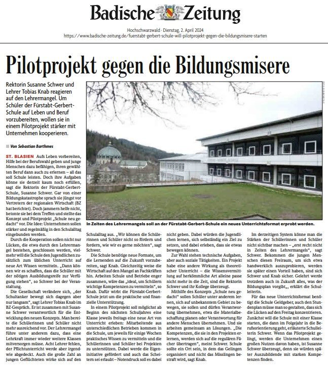 Pilotprojekt gegen die Bildungsmisere