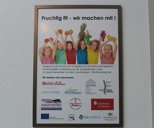 Fürstabt-Gerbert-Schule - Schulfruchtprogramm