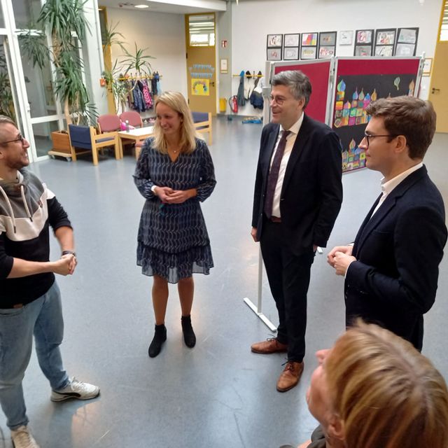 Besuch von Landrat Dr. Martin Kistler