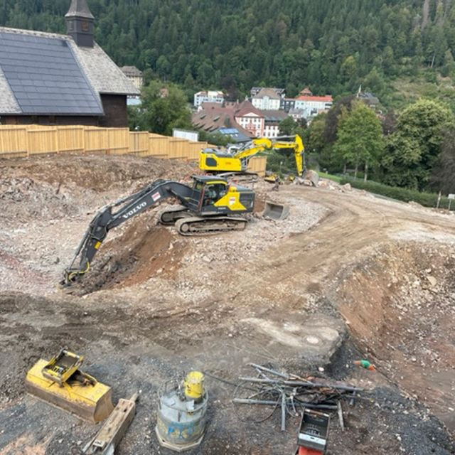 Spatenstich für den Neubau der Spor- und Mehrzweckhalle an der Fürstabt-Gerbert-Schule