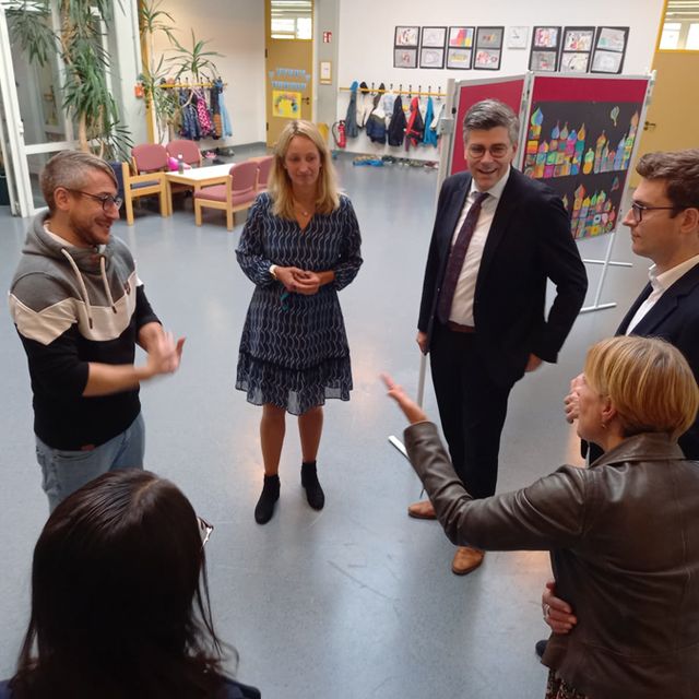 Besuch von Landrat Dr. Martin Kistler