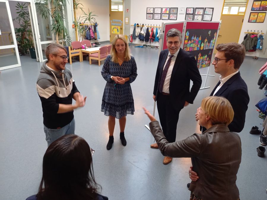 Besuch von Landrat Dr. Martin Kistler