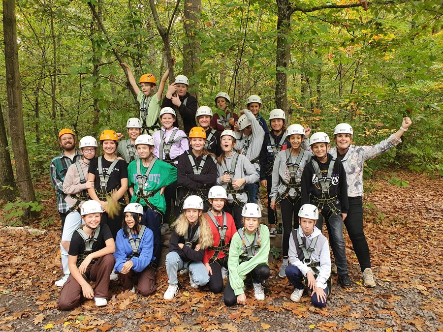  Ausflug der Klasse R7a in den Waldseilgarten