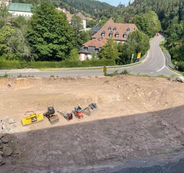 Spatenstich für den Neubau der Spor- und Mehrzweckhalle an der Fürstabt-Gerbert-Schule