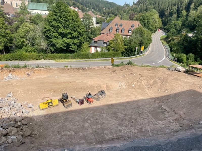 Spatenstich für den Neubau der Spor- und Mehrzweckhalle an der Fürstabt-Gerbert-Schule
