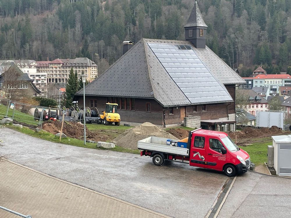 Spatenstich für den Neubau der Spor- und Mehrzweckhalle an der Fürstabt-Gerbert-Schule