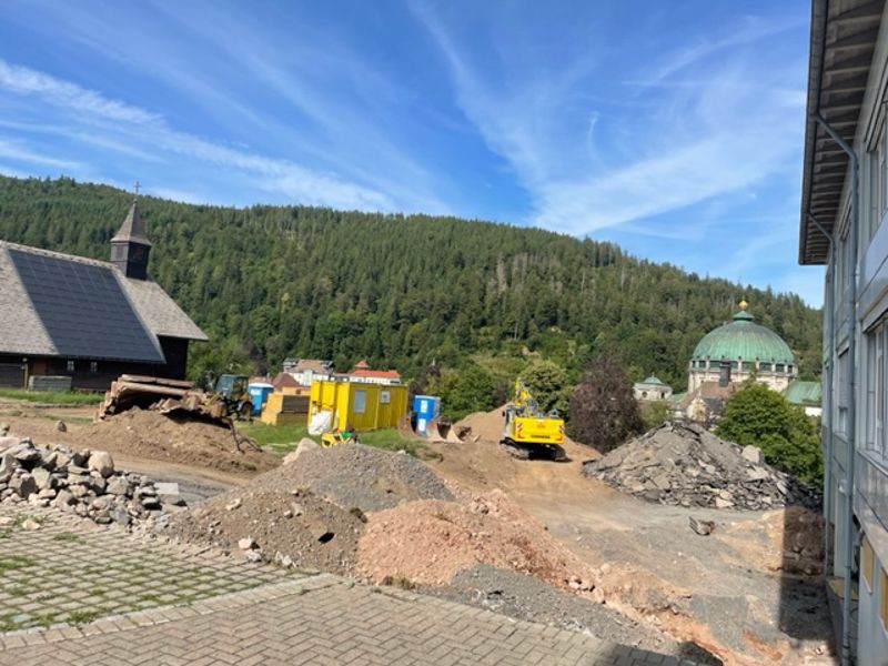 Spatenstich für den Neubau der Spor- und Mehrzweckhalle an der Fürstabt-Gerbert-Schule