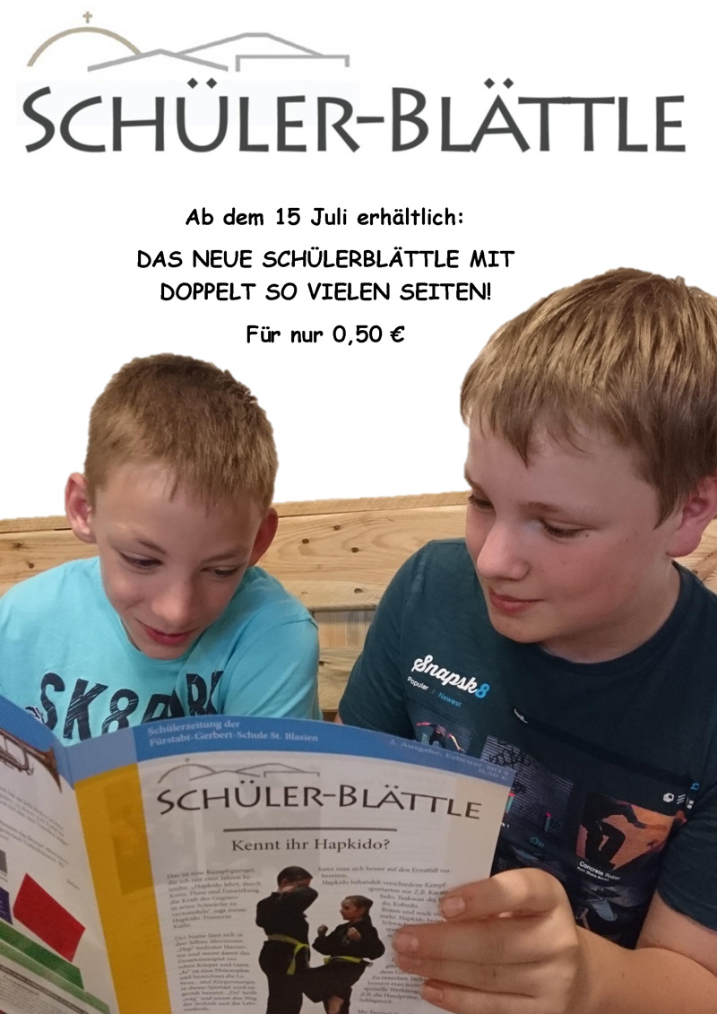 Fürstabt-Gerbert-Schule Schüler-Blättle