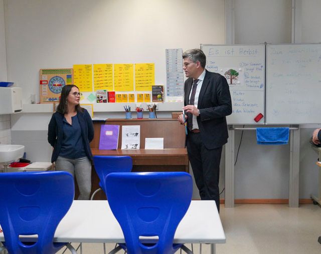 Besuch von Landrat Dr. Martin Kistler