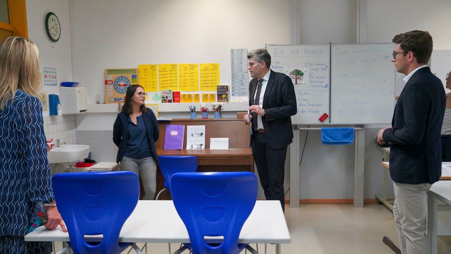 Besuch von Landrat Dr. Martin Kistler