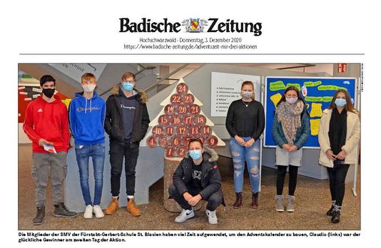 Adventsaktion Badische Zeitung