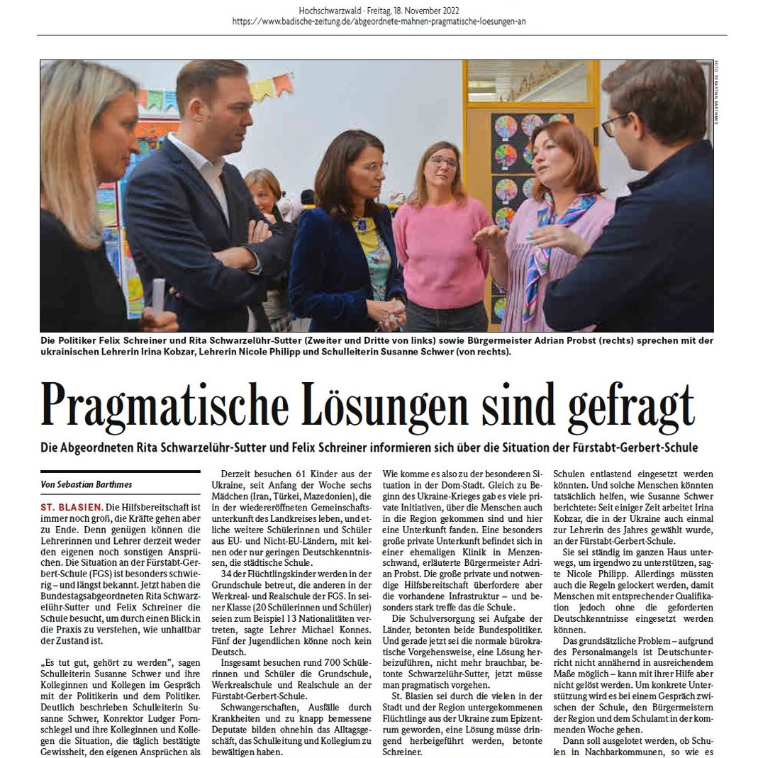 Pragmatische Lösungen sind gefragt