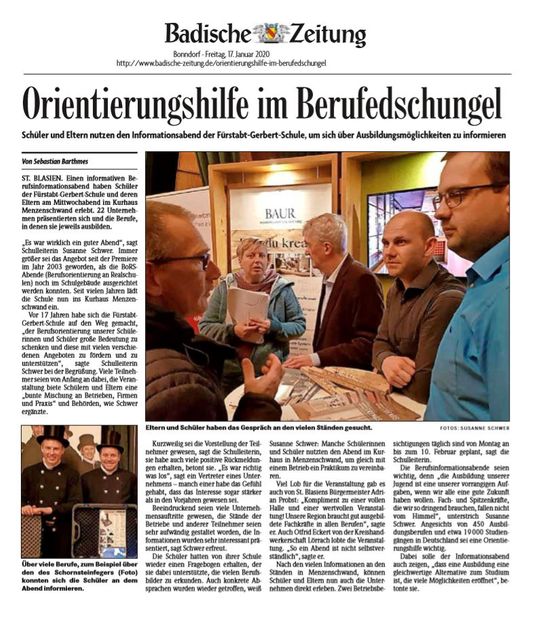 Orientierungshilfe im Berufedschungel