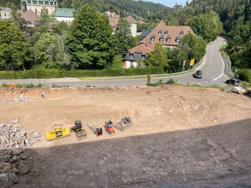 Spatenstich für den Neubau der Spor- und Mehrzweckhalle an der Fürstabt-Gerbert-Schule