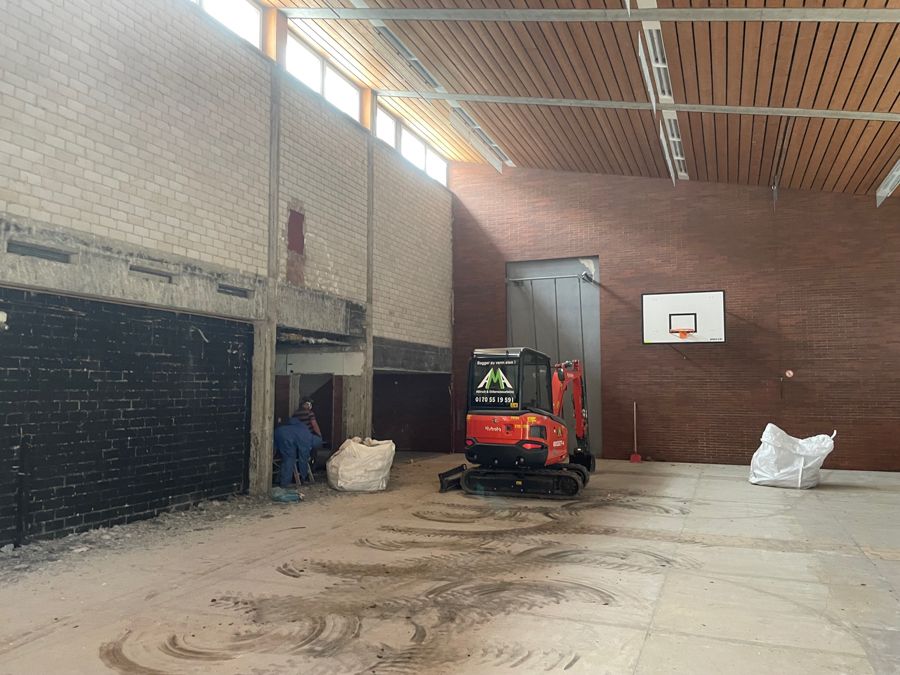 Spatenstich für den Neubau der Spor- und Mehrzweckhalle an der Fürstabt-Gerbert-Schule