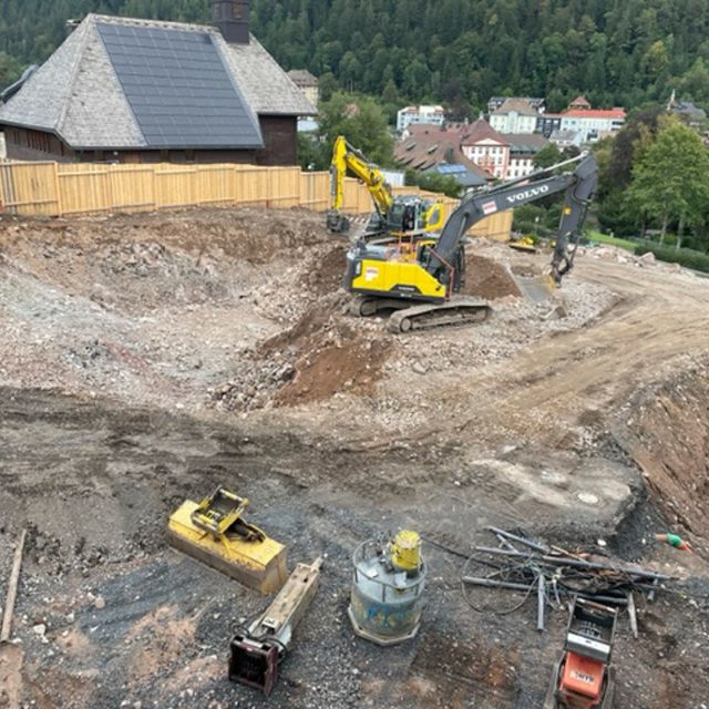 Spatenstich für den Neubau der Spor- und Mehrzweckhalle an der Fürstabt-Gerbert-Schule