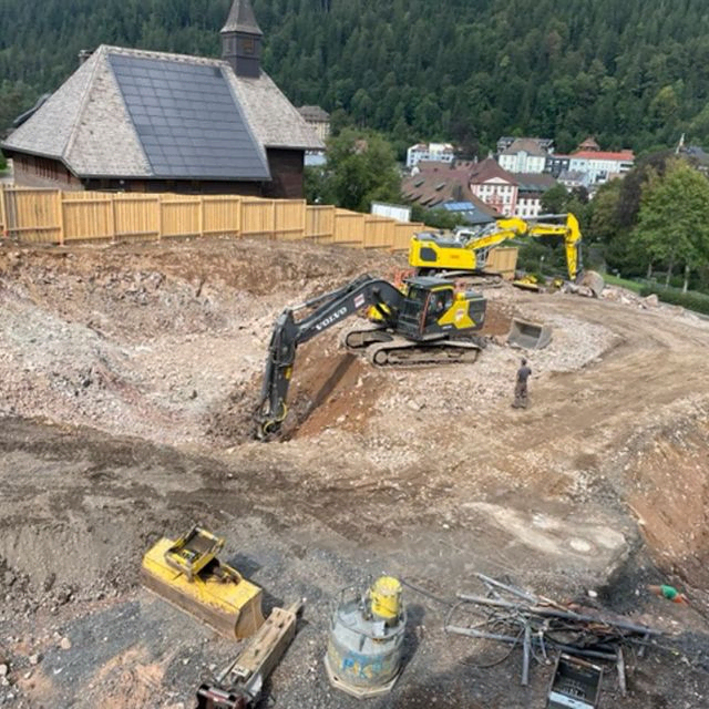 Spatenstich für den Neubau der Spor- und Mehrzweckhalle an der Fürstabt-Gerbert-Schule